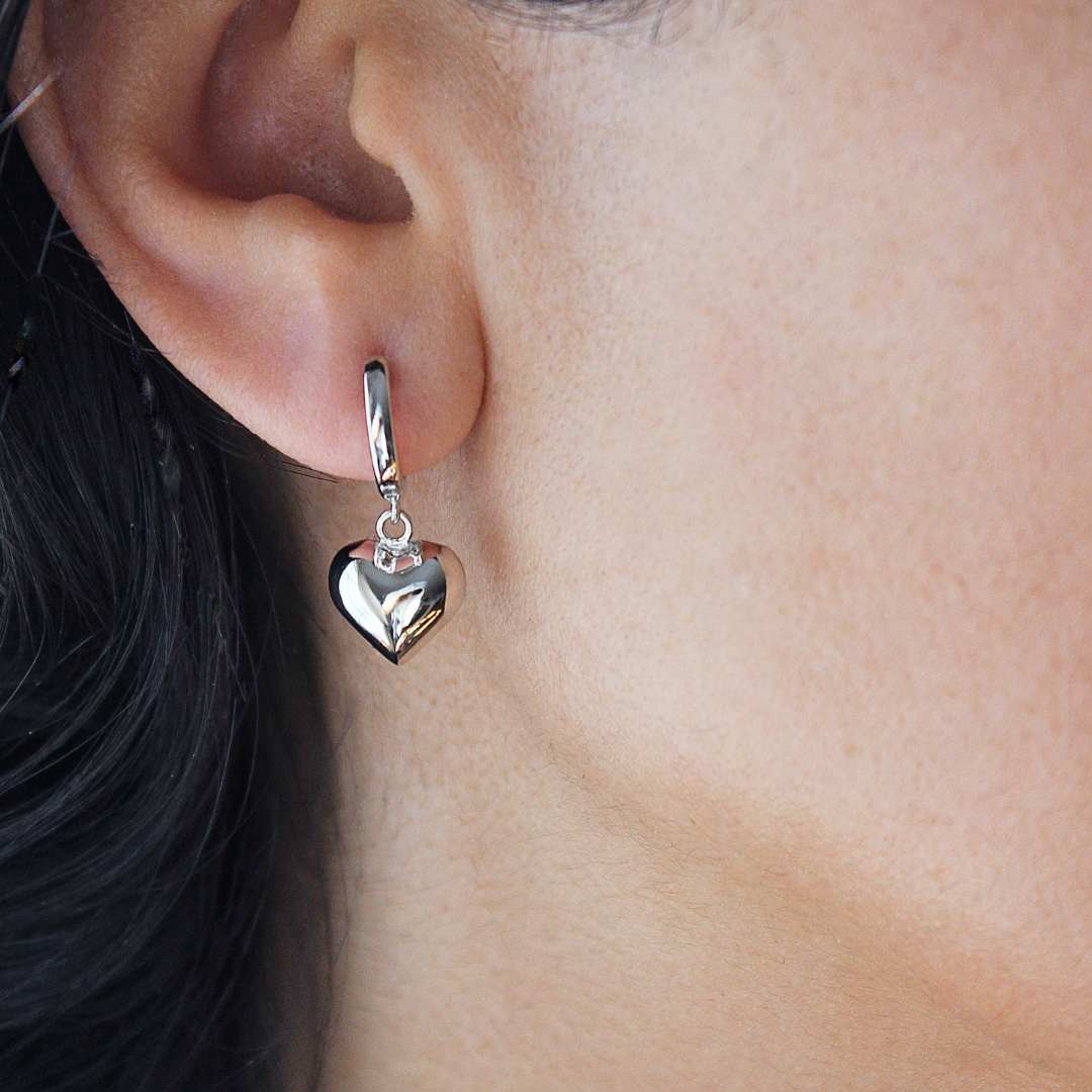 Sophia Heart - Earrings 925 Silver – LUZO