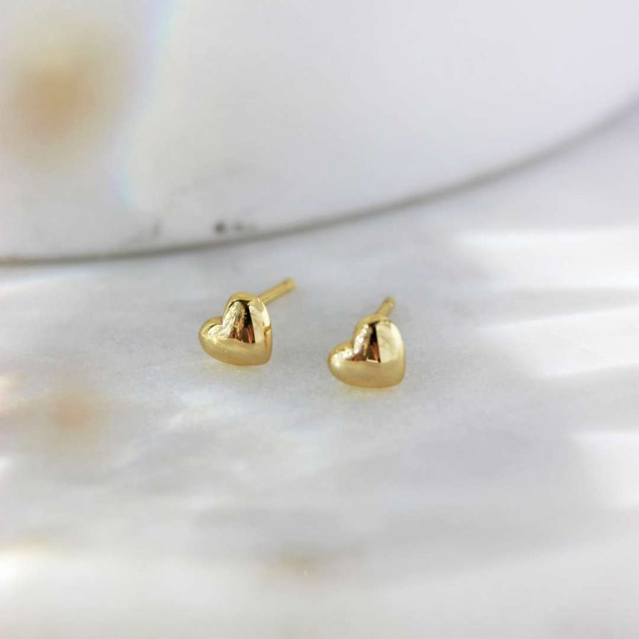 Elma Heart -  Earrings 18K Gold Plate
