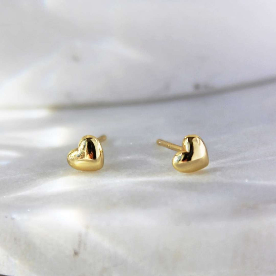 Elma Heart -  Earrings 18K Gold Plate