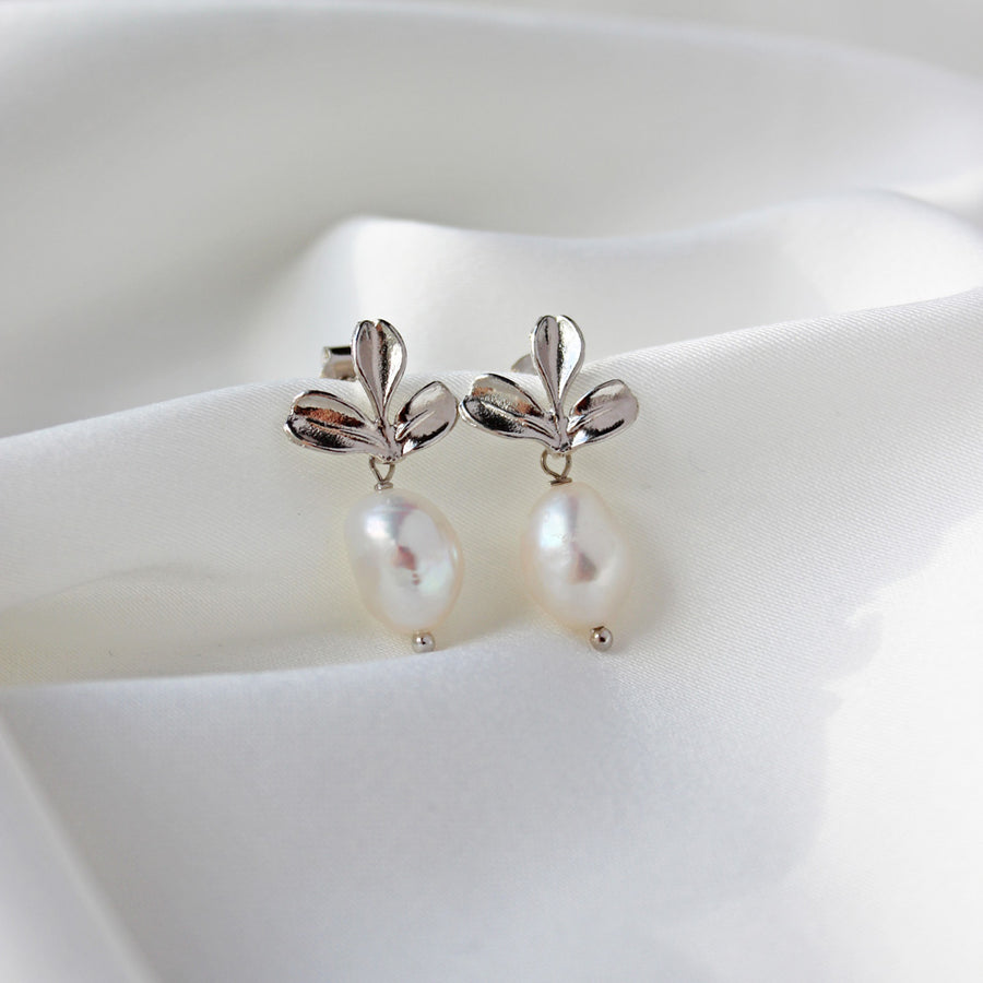 Baroque - Pearl Earring 925 Silver