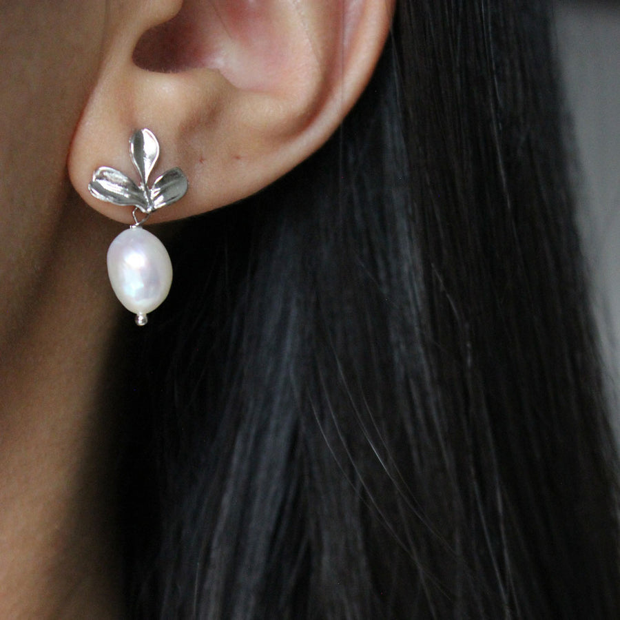 Baroque - Pearl Earring 925 Silver