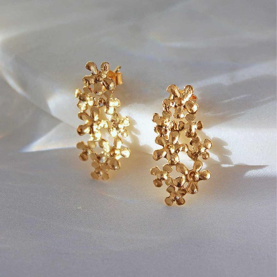 Glänsa - 18k Gold Plate Earrings