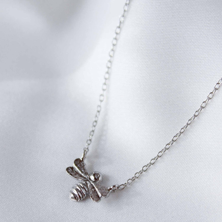 Solitary Bee - Necklace 925 Silver